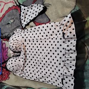 LINGERIE 2X pink and black